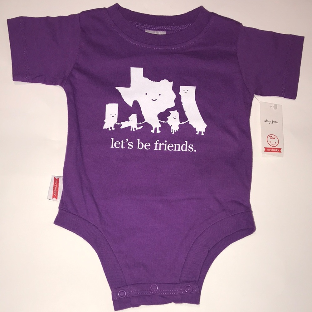 Boutique Baby Onesie NWT Size 6-12 Months Wry Baby